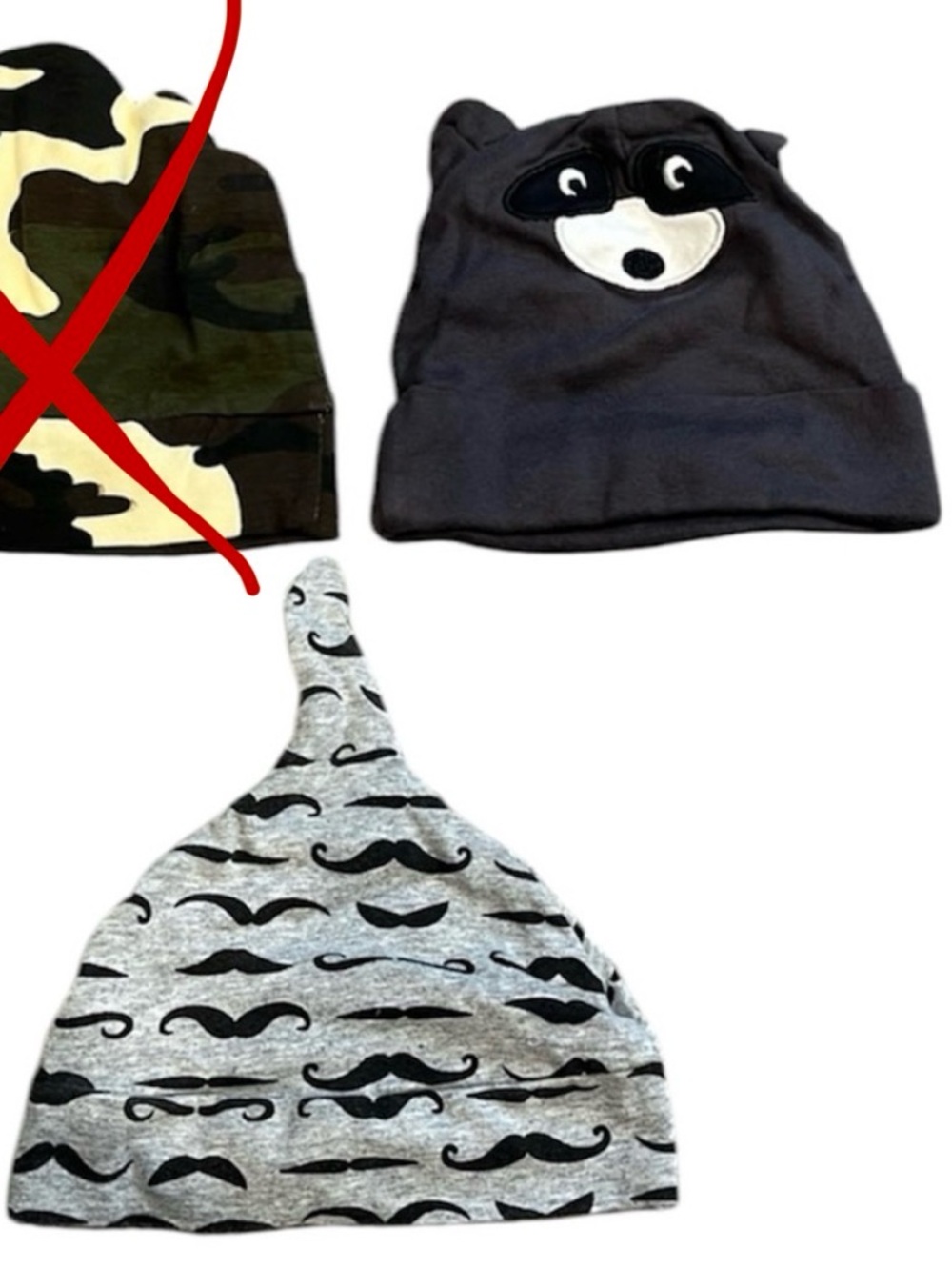 Infant Beanies EUC